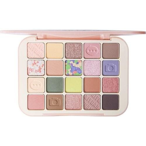 XIYUAN 20-color Eyeshadow Palette Pearly Matte Texture Is Delicate Easy To Apply Makeup Not Flying Powder Lasting Eye Makeup