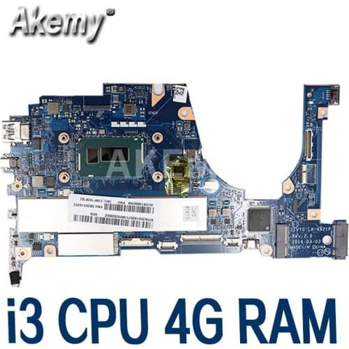 ZIVY0 LA-A921P motherboard for Lenovo YOGA 2 13 notebook motherboard CPU i3 4G RAM DDR3 100% test work