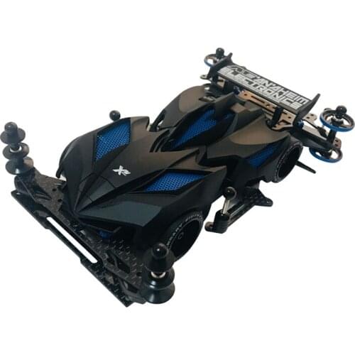 1Set ZWINGMAGNUM Tamiya Mini 4WD Car Model 19442 With AR Chassis Painted Car Shell