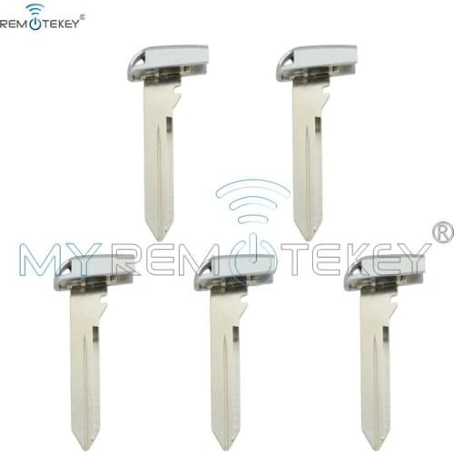 5pcs For Chrysler 200 300 C for Dodge Charger Journey RAM for Jeep Grand Cherokee smart emergency key blade 2011 - 2015 remtekey