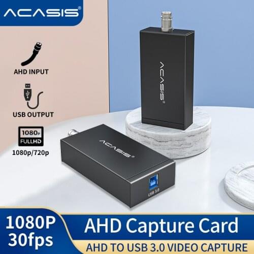 Acasis AHD to USB 3.0 Video Capture Card PS4 recording 1080P HD capture card for Live Streaming Support vMix OBS