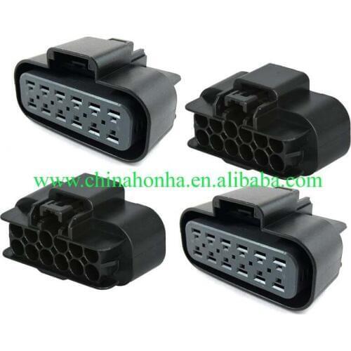 Free shipping 2pcs 12pin female forDelphi auto connector electric waterproof cable connector 15326910