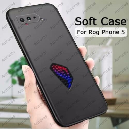 Auroras For ASUS Rog Phone 5 Case Full Protection Soft Silicone Matte Cover For Asus Rog 5 Phone Shockproof Case