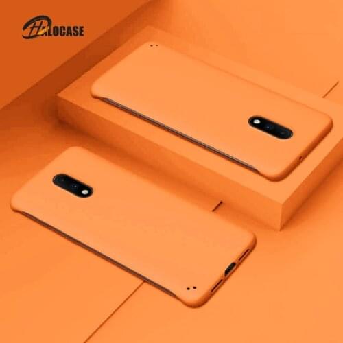 Slim Scrub Solid Hard PC Frameless Phone Case for Oneplus 7 Pro 7t Candy Color Matte Cover for Oneplus 8 1+8T Borderless Cases