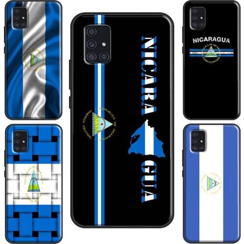 Nicaragua Flag Case For Samsung A52 A12 A32 A42 A72 A21S A20e A02 S A10 A30 A40 A50 A70 A11 A31 A51 A71