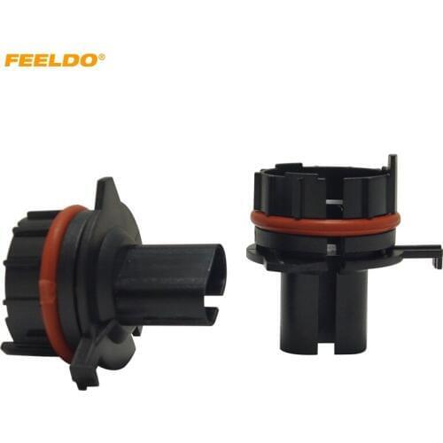FEELDO 10Pcs Car HID Xenon H7 Low Beam Bulbs Installation Socket Conversion Adapter For BMW E39 5-Series(Type1) #AM1056