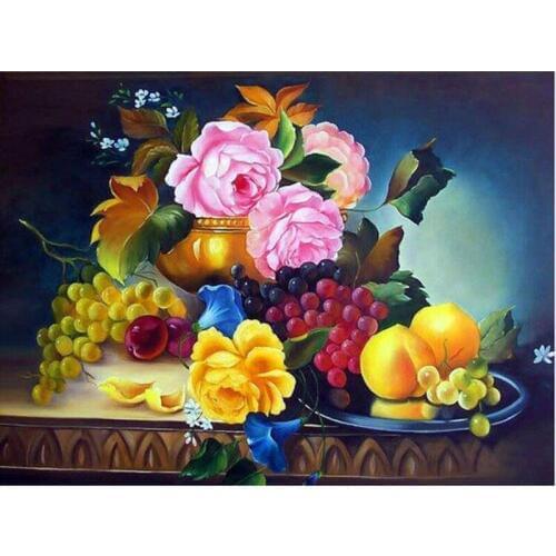 Kexinzu Full Square/Round 5D Diy Diamond Painting Cross Stitch "Flower" Diamond 3D Embroidery Mosaic Home Crafts 5