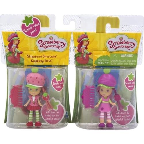 HASBRO Strawberry Shortcake Dolls Cartoon Strawberry Princess Action Figures Toy Magic Hair Collection Educational Girl Toy Gift