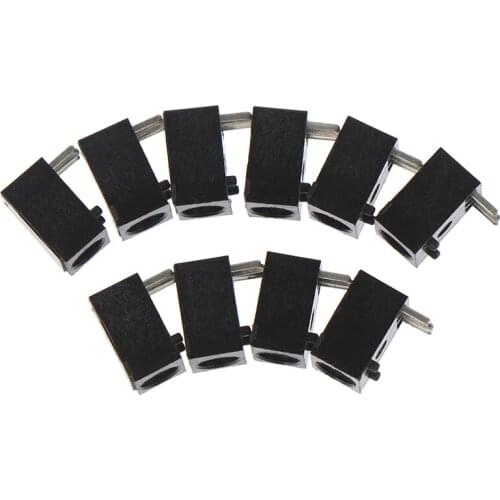 10pcs DC-003 DC Power Jack Socket Connector 3-Pin Panel Mount Plugs 3.5*1.3mm