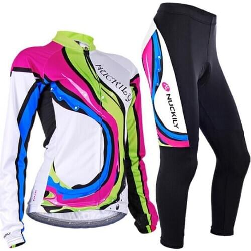 Lycra Road Bike Clothing Women 2021 Fashion Cycling Jersey Set BIB Gel Pants Female Bicycle Clothes MTB Trousers Suit Dress Kit