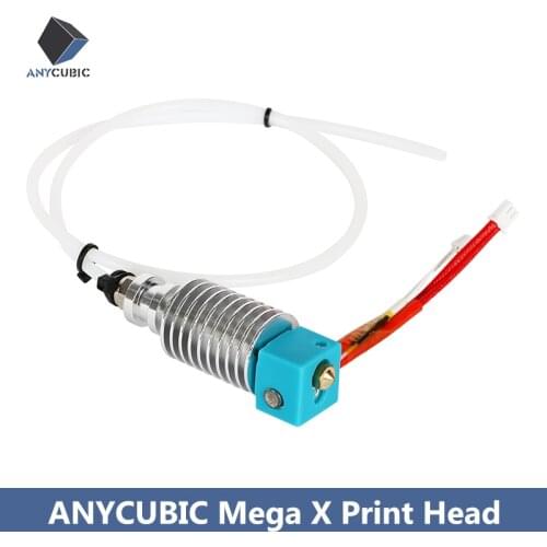 ANYCUBIC 3d Printer Print Head with Nozzle 0.4mm Support 1.75mm PLA Filament 3d Printer Parts For Mega X