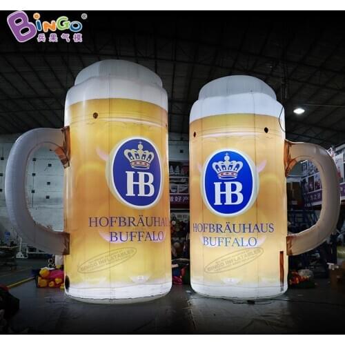 Customized 5m high inflatable stein beer mug / inflatable beer stein for decoration toys