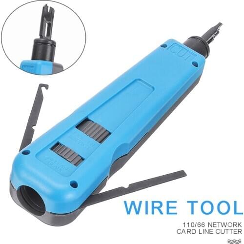 POHIKS 1pc Multi-purpose Telecom Phone Cutter Wire Tool Punch Down Network Tools Professional For RJ45 CAT5e CAT6 CAT7