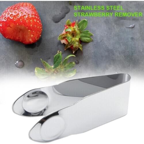 Strawberry Husker Tomato Vegetable Fruit Stem Remover Corer Gadget Kitchen Manual Cleaning Treatment Tool