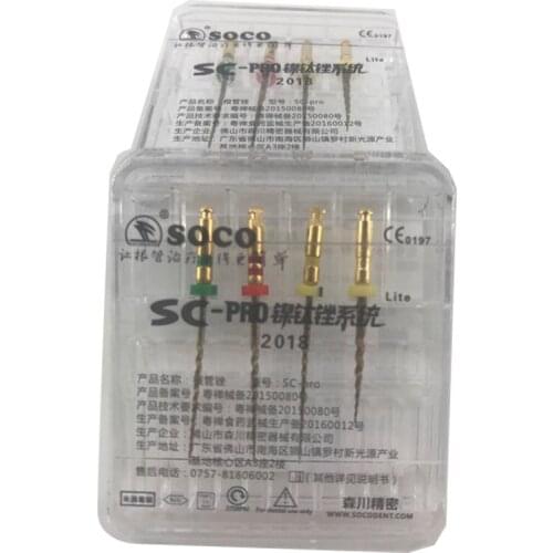 Dental endodontic equipment endo files root canal instruments SOCO SC-PRO lite/Dental niti rotary file super root motor