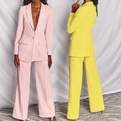 TINGLUAN Women's Classic Trouser Suits China