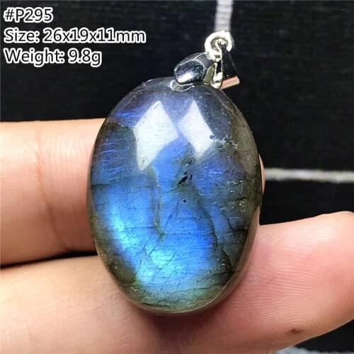 Top Natural Yellow Blue Light Labradorite Pendant Jewelry For Woman Lady Man Crystal Lucky Oval Beads Love Moonstone Stone AAAAA