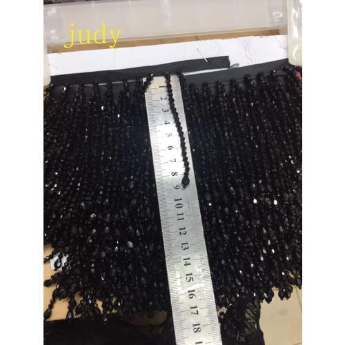 Stock 10 yards/bag 8-10cm 5 color imitation diamond tassel ribbon for dress fashion wedding decoration Ym352
