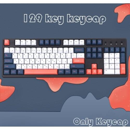 Japanese bento Keycaps Cherry Profile Dye Sub PBT Keycap For Cherry MX Switch 61/64/68/87/96/980/104/108 Mechanical Keyboard