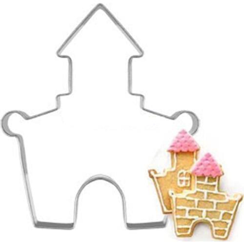 Stainless Steel DIY Castle Cookie Cake Mould Cutter Kitchen Baking Biscuit Fondant Dessert Mold Fondant Cutter Gingerbread Man