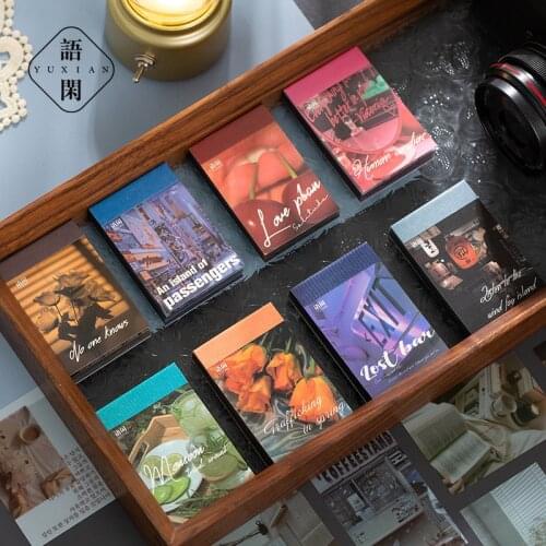 10 Sets 600 Sheets Waterproof PET Aesthetic Sticker Book Transparent Deco Bullet Journal DIY Scrapbooking Theme Decals Wholesale