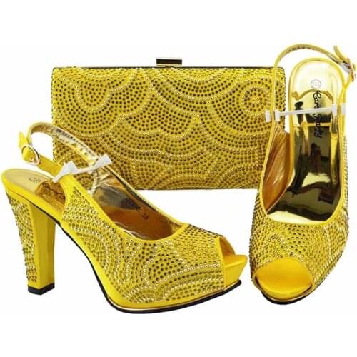 African shoes and bags matching set italian shoes with matching bags nigerian shoes and matching bags for party shoes JZS-01
