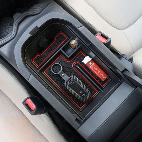 Car Central Armrest Storage Box Organizer Center Console Containers Holder For Toyota RAV4 2019 2020 2021 RAV 4 XA50 Accessories