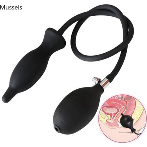 Anal Dilator Gay Sex Toys For Women Dildo Pump Adults Men Expandable Butt Plugs Anal Balls Inflatable Masturbator