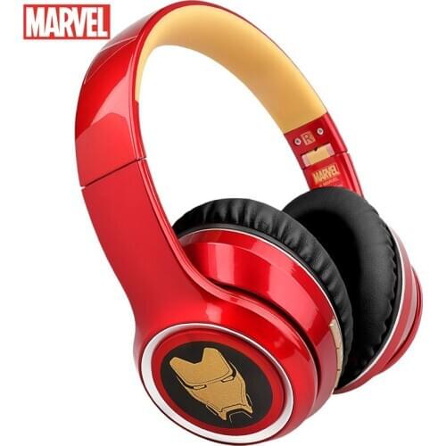 Marvel Certified Head-mounted wireless Headset Bluetooth 5.0 Iron Man ANC Active Noise reduction headset with super long standby