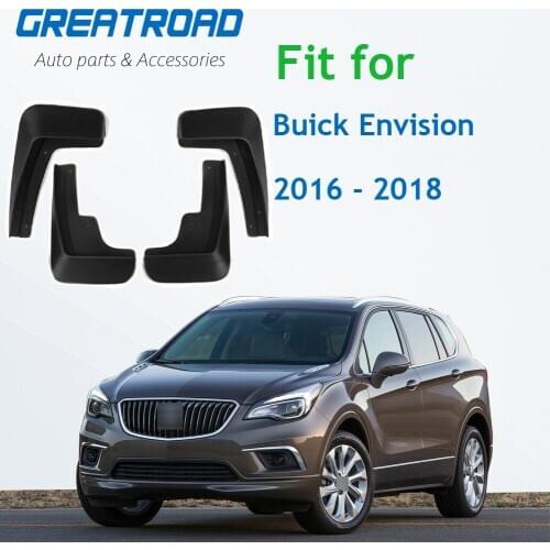 Set Molded Car Mud Flaps For Buick Envision 2016 2017 2018 Mudflaps Splash Guards Mud Flap Mudguards Fender Front Rear Styling