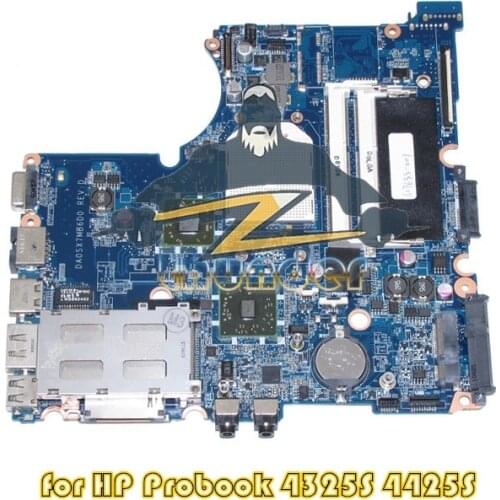 DA0SX7MB6D0 607655-001 for HP Probook 4325S 4425S laptop motherboard DDR3