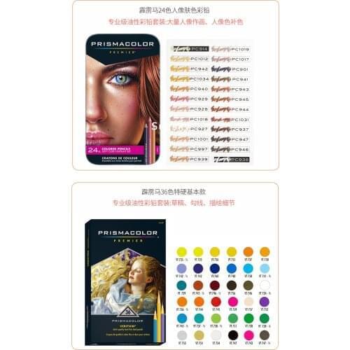 24 portrait color prismacolor premier pencil,Prismacolor Soft Colored Pencils,artist sketching pencils with extra Painting tools