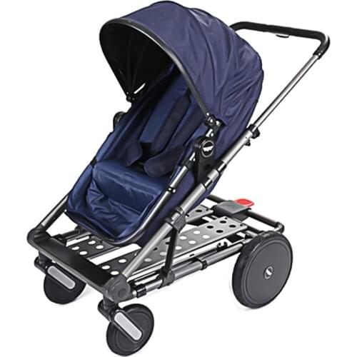 9319Child Parent-child Leisure Cart Twin Stroller Baby Walking Baby Can Lie High View Folding Child Cart