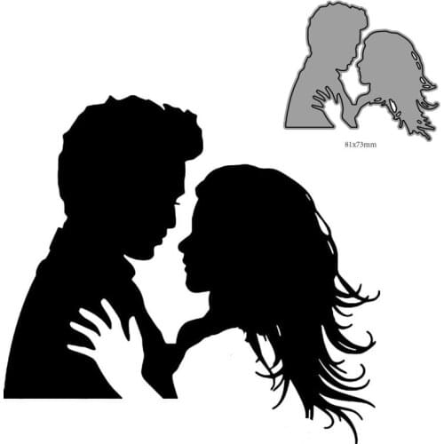 Metal cutting dies cut die Couples decoration Scrapbook paper craft knife mould blade punch stencils dies