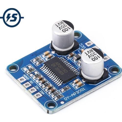 High Power Digital Amplifier Module Mono Class D 4-8ohm DC 12V 24V 8V-24V For 10W 20W 30W-300W Speaker DY-AP3001