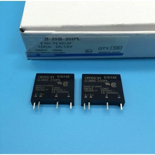 Original G3MB-202PL-12VDC 4pin 2A 240VAC relays