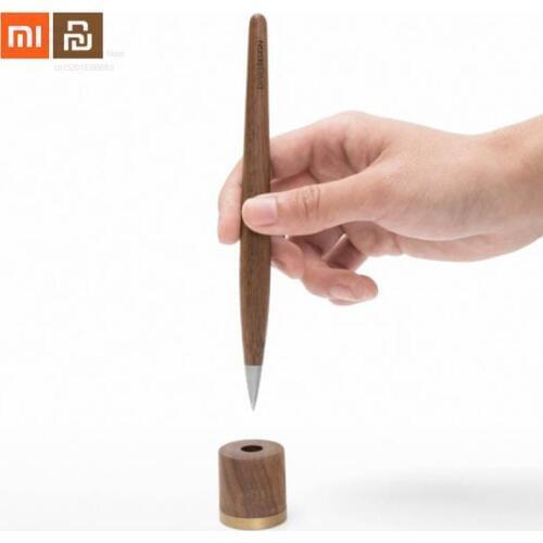 Original xiaomi Mijia youpin wooden metal eternal pen set can be used as a gift smart pen high quality
