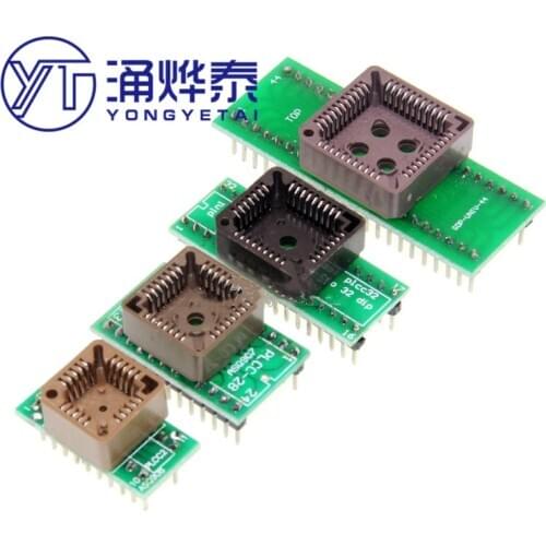 Adapter adapter seat conversion seat burning station PLCC44 to DIP40 PLCC32 PLCC20, etc