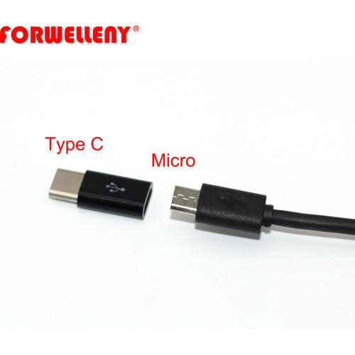 USB 3.1 Type C to Micro USB Adapter Converter Connector USB-C For xiaomi huawei LG type c cellphone