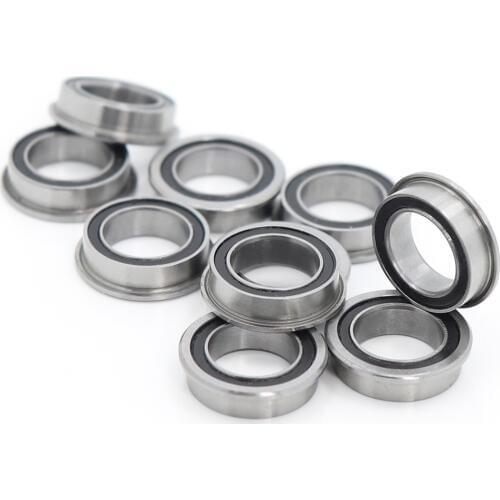 MF128-2RS Bearing 8x12x3.5mm ( 10 PCS ) ABEC-1 Miniature Flanged MF128RS Ball Bearings LF-1280DD