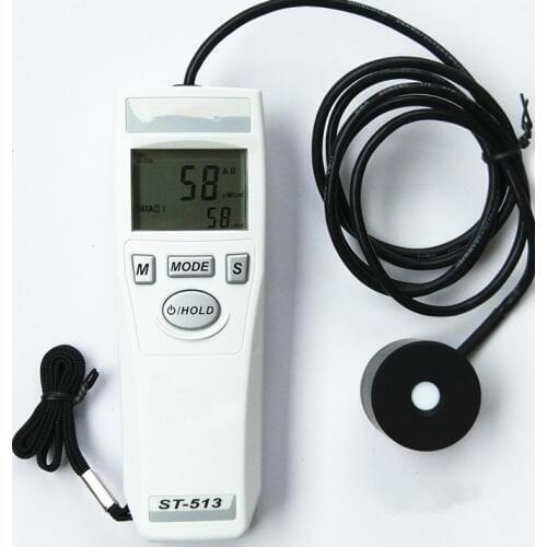 Portable UV Radiometers Ultraviolet Radiation Tester ST513 UV Illuminator Instrument With 4 Digits Dual Display Lux Tester