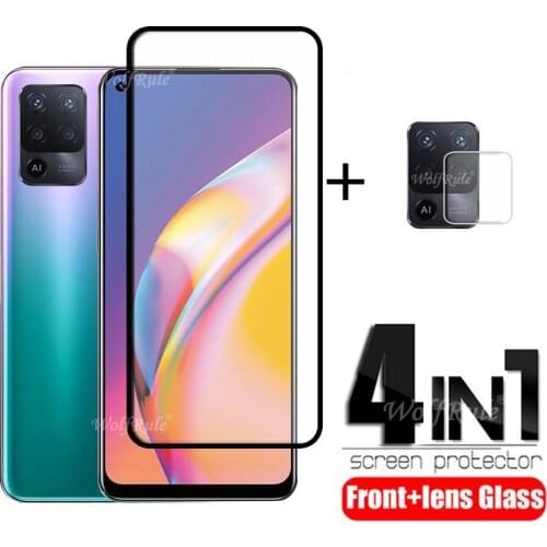 Full Cover Glass For OPPO A94 Glass For OPPO A94 Tempered Glass Film Protective Screen Protector For OPPO A94 Lens Glass 6.43"
