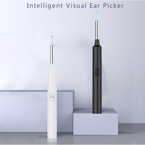 WiFi Smart Earpicks Ear Wax Removal Tools with LED Light APP Visual Earpick Ear Spoon Ear Cleaner for Health Care Ear Cleaner