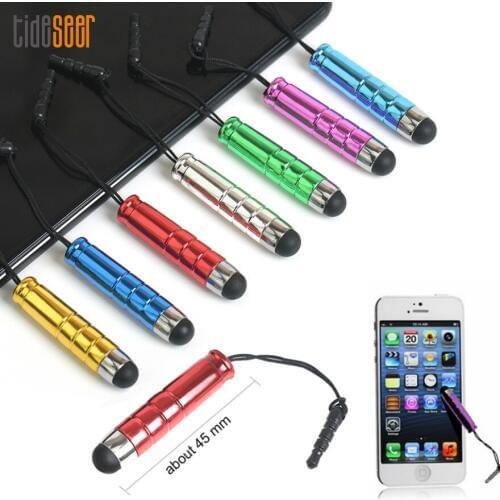 10000pcs Durable Plastic Mini Bullet Stylus Touch Screen Pen Capacitive Pencil For iPhone Samsung Mobile Phone PC Tablet