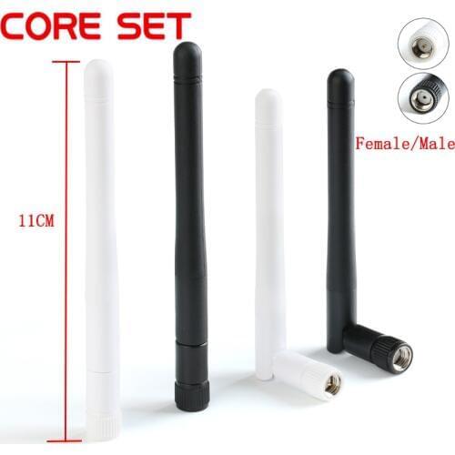 2.4GHz 3dBi Omni WIFI Antenna with RP SMA male Female plug connector for wireless router wholesale price antenna wi-fi