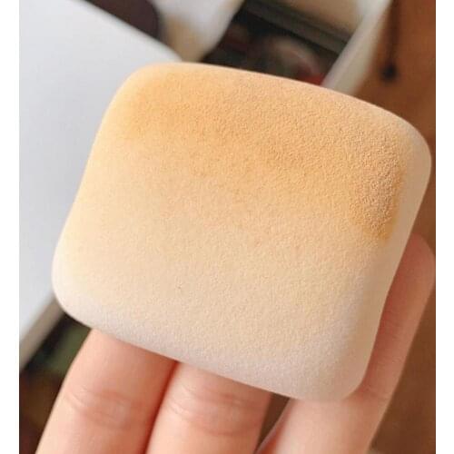 2Pcs Powder Puff Delicate Exquisite Synthetic Soft Face Powder Puff for Girl Foundation Powder Sponge Puffs Make Up Tools