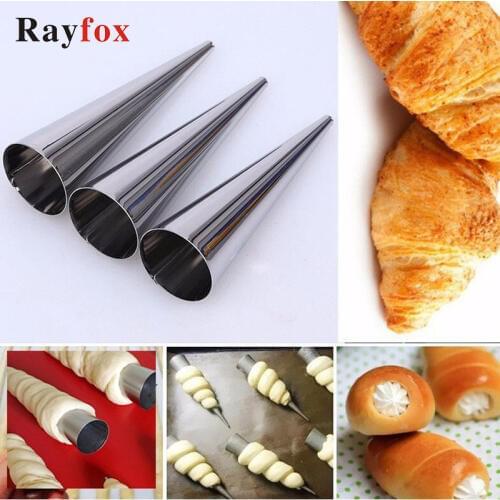 5Pcs/lot Baking Tools For Pastry Cake Mold Roll Spiral Baked Croissants Kitchen Accessories Christmas Party Cookie Home Gadget