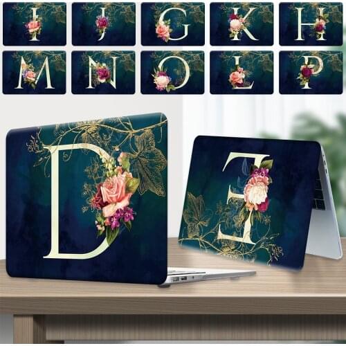 Laptop Case for Apple Macbook Pro 13" A1708/Pro 15" A1707 A1990/Pro 16" A2141/Air 13" A2337 2020 - Letter Series Computer Case