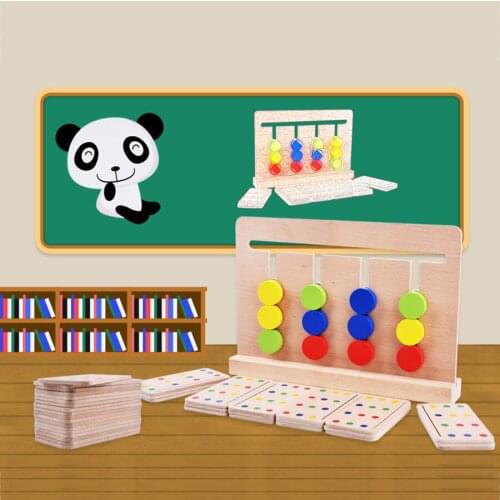 Baby Montessori Materials Educational Wooden Toys Set of Four Colors Preschool Montesori Educativo Wood Toy For Bebe Early Learn
