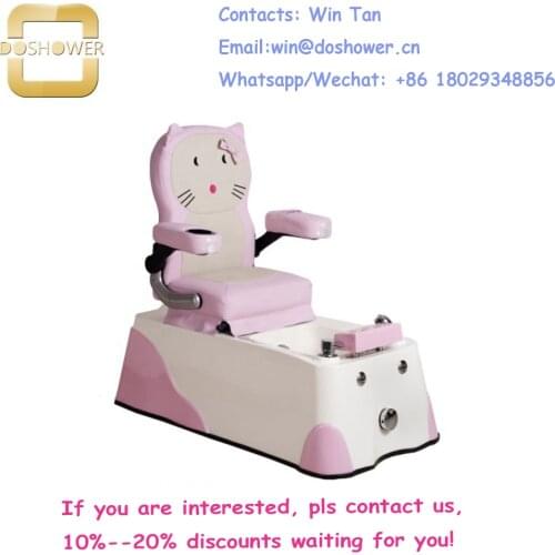 Children pedicure spa chair of pedicure chair with massager for kids pedicure chair no plumbing wholesale